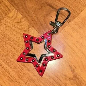 Red Star Keychain Coach | Accessories | Coach Patent Red Star Rhinestone Keychain | Poshmark